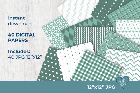 40 Geometrical Seamless Digital Papers: A Versatile Resource for Creative Projects