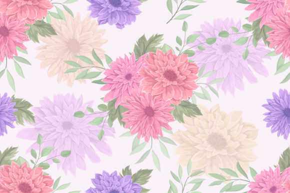 Chrysanthemum Seamless Pattern Design for Creative and Practical Use