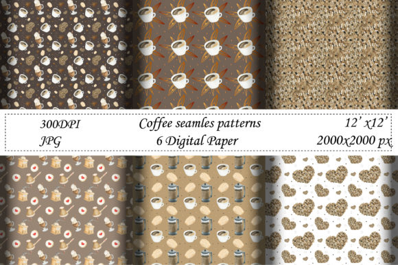 Coffee Seamless Pattern.Vintage Coffee: A Timeless Design for Creative Projects