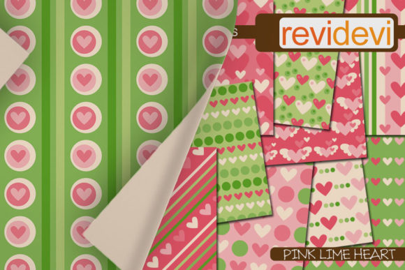 Pink Green Love Backgrounds
