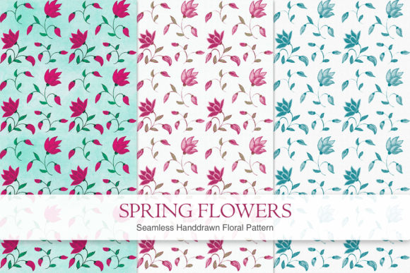 Spring Flowers Seamless Floral Pattern: A Versatile Design for Modern Creativity