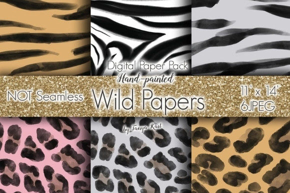 Wild Digital Paper Pack: A Creative Resource for Every Project