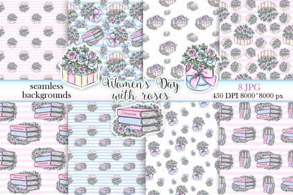 Women's Day Digital Papers